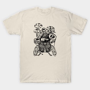 SEEMBO Beetle Playing Drums Drummer Drumming Musician Band T-Shirt